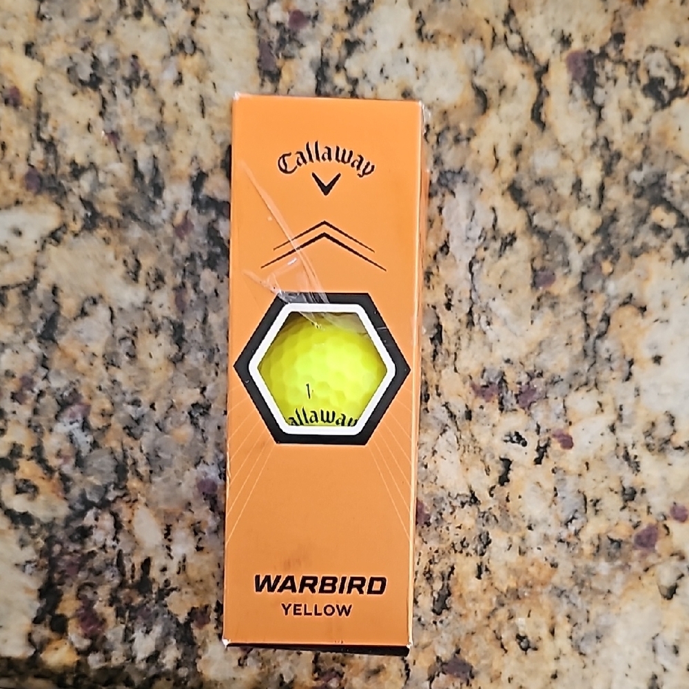 Callaway Warbird Yellow Golf Ball